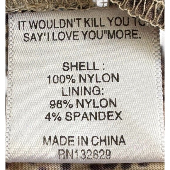 Revolve LPA Snake Print Nylon High Waist Joggers Women's Size Small Zip Pockets - Picture 8 of 14